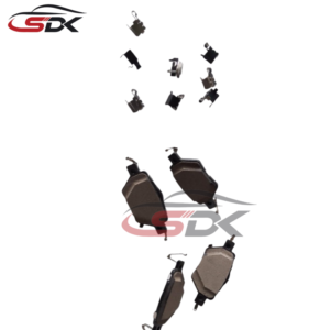 EQEA-3502140SS rear brake pad assembly for BYD Seagull